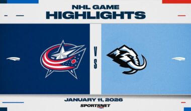NHL Highlights | Blue Jackets vs. Mammoth - January 11, 2026