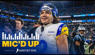 Puka Nacua Mic'd Up For 2-Touchdown Game vs. Panthers In Wild Card Round | Rams Mic'd Up