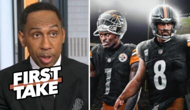 FIRST TAKE | Aaron Rodgers will beat Stroud & Texans with DK Metcalf back - Stephen A. on Wild Card