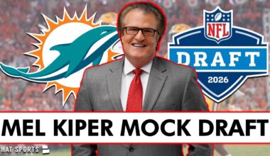 Dolphins Fans Will LOVE The First Mel Kiper 2026 NFL Mock Draft!