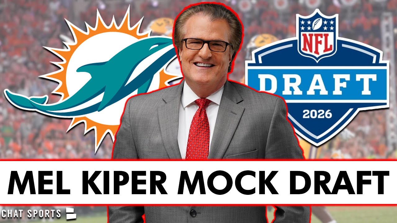 Dolphins Fans Will LOVE The First Mel Kiper 2026 NFL Mock Draft!
