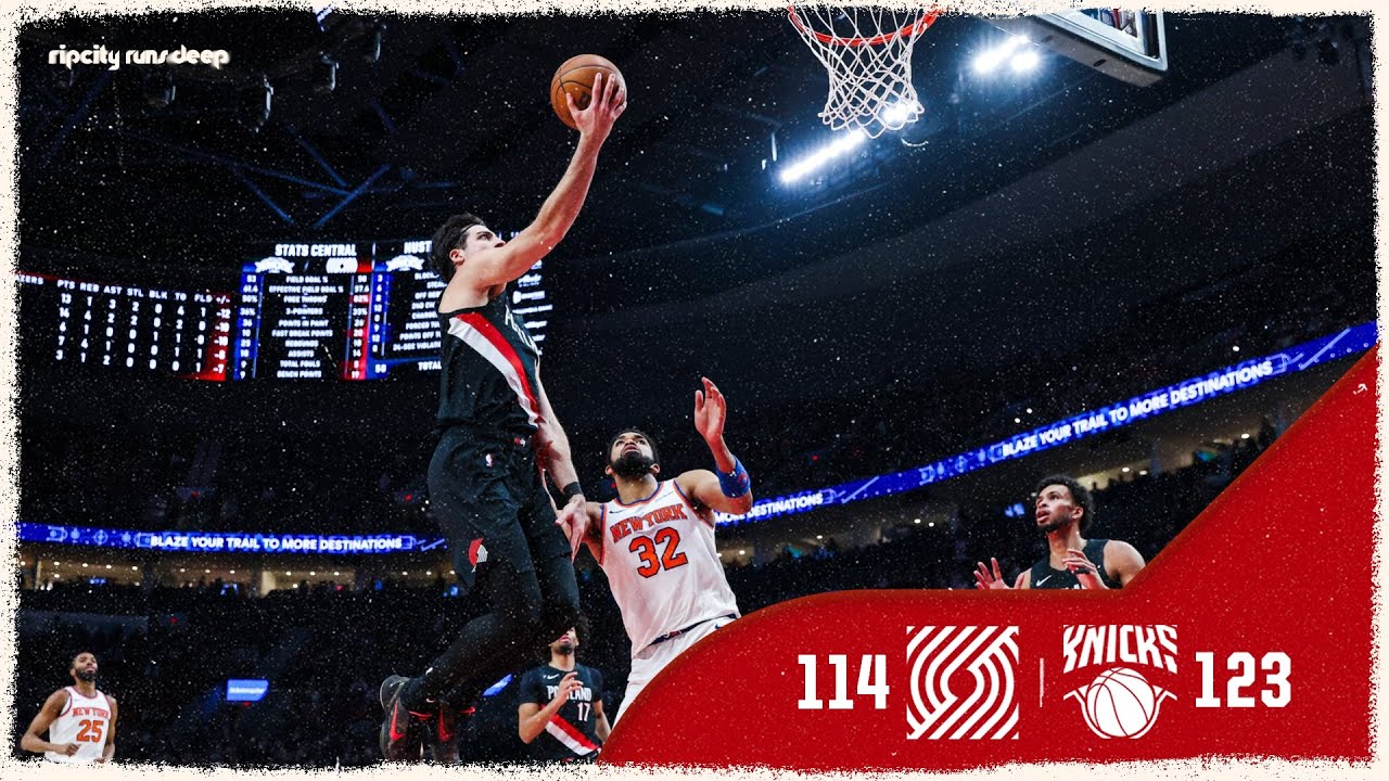Portland Trail Blazers vs New York Knicks Highlights | January 11th, 2026