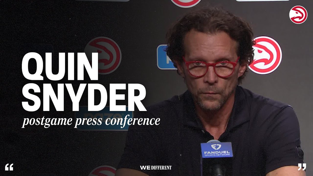 Hawks vs. Warriors Postgame Press Conference: Quin Snyder