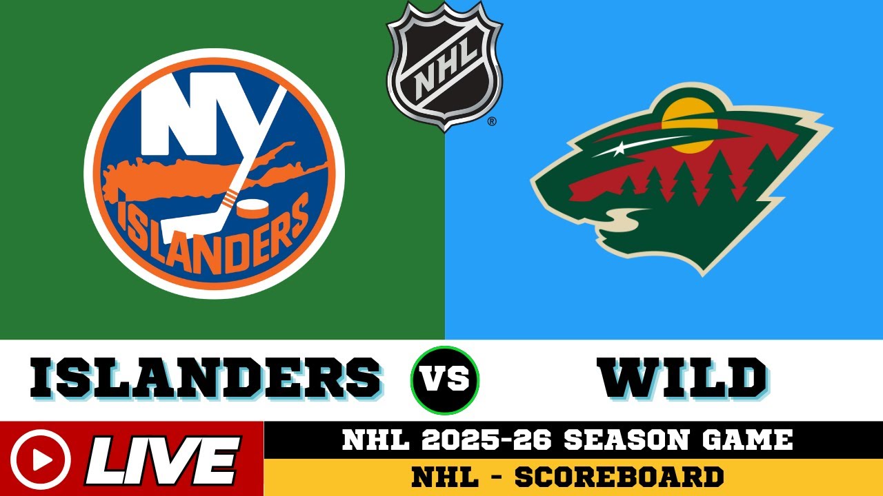 New York Islanders Vs Minnesota Wild | NHL 2026 | NHL Live SCOREBOARD | 11/01/2026