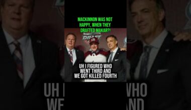 MacKinnon Was Not Happy, When They Drafted Makar?!