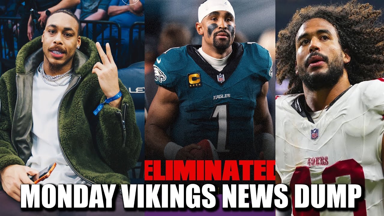 Minnesota Vikings News Dump (1.12.2026) | Jefferson Good Luck, Eagles Eliminated, Kendricks FTW!