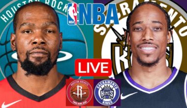 LIVE: HOUSTON ROCKETS vs SACRAMENTO KINGS | NBA | PLAY BY PLAY | SCOREBOARD