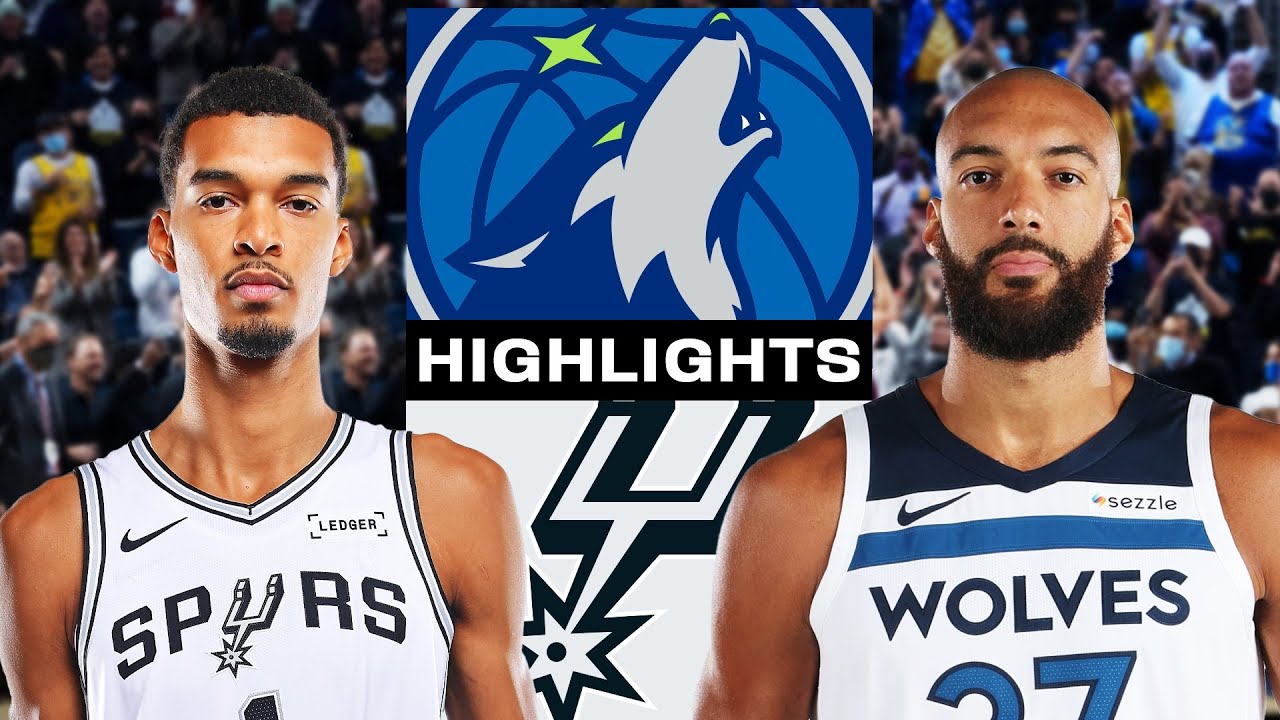 San Antonio Spurs vs Minnesota Timberwolves FULL GAME HIGHLIGHTS