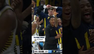 Jay Huff's Slam to Bring the Bench to its Feet is Tonight's Flying High Moment of the Night 🚀