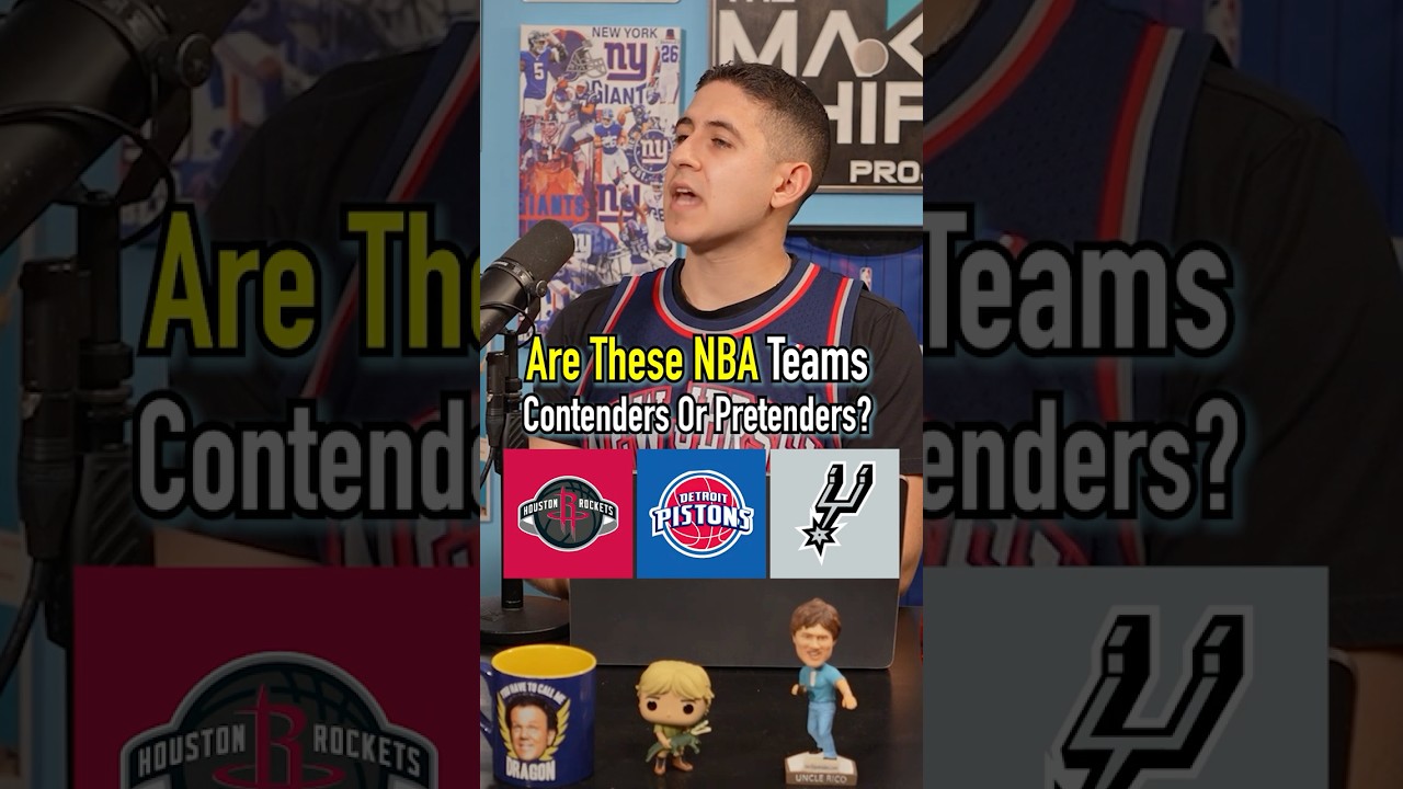 ARE THESE TEAMS CONTENDERS OR PRETENDERS? #shorts #basketball #nba #houstonrockets #detroitpistons