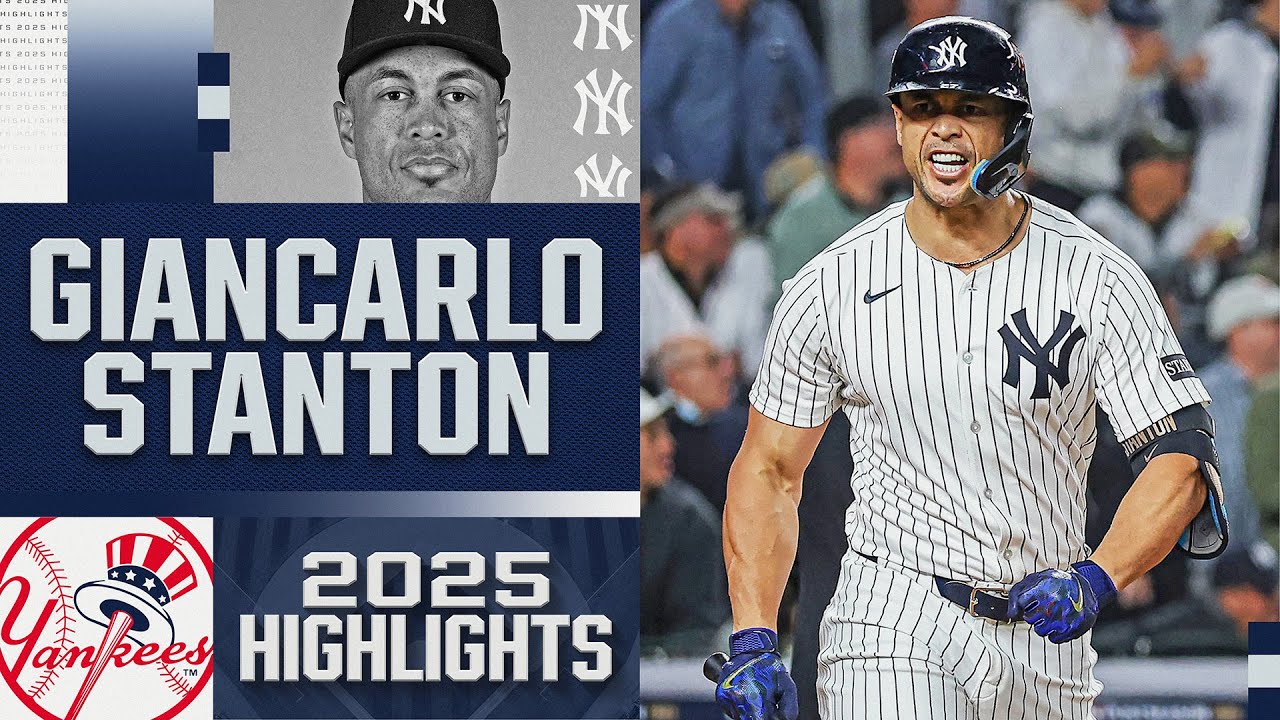 BIG G POP! 💥 Giancarlo Stanton continued his march toward 500 home runs in a STRONG 2025 campaign!