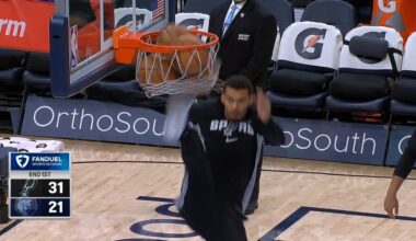 Victor Wembanyama is INSANE karate kicks balls stuck in the net 😂