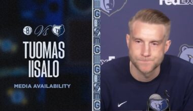 Tuomas Iisalo Press Conference | Grizzlies vs. Nets