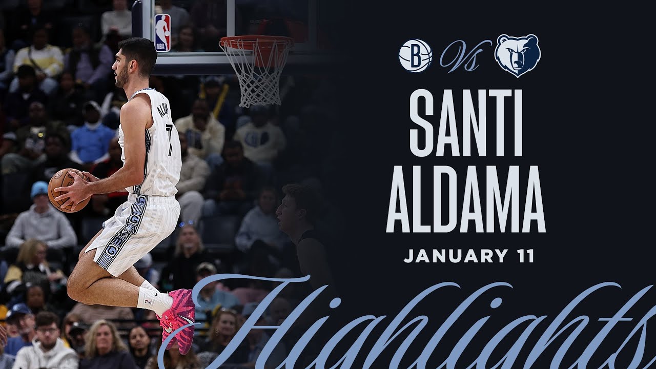 Santi Aldama Highlights vs. Brooklyn Nets