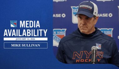 NYR vs SEA: Mike Sullivan Pregame Media Availability | Jan. 12, 2026