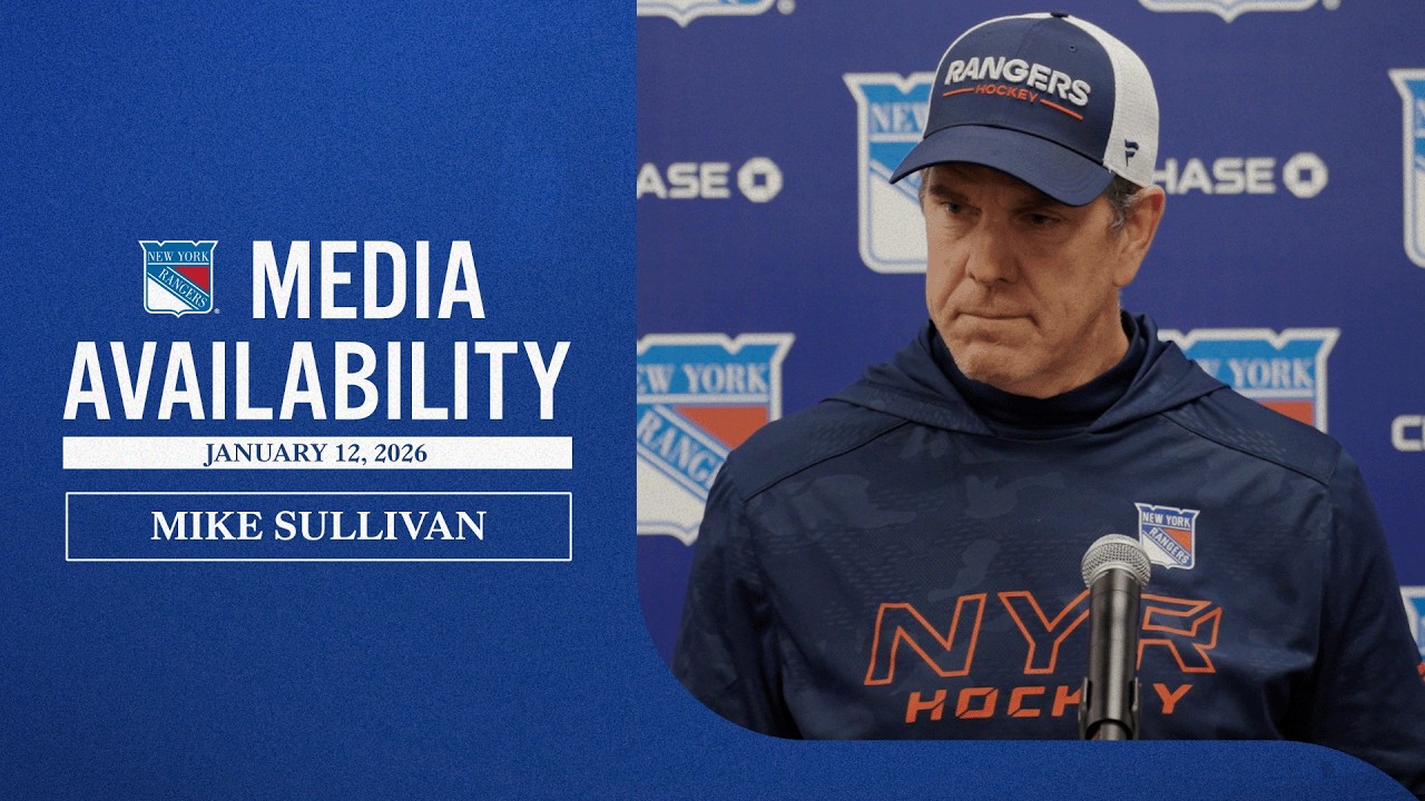 NYR vs SEA: Mike Sullivan Pregame Media Availability | Jan. 12, 2026