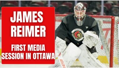 James Reimer media avail in Ottawa