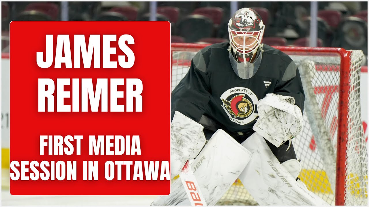 James Reimer media avail in Ottawa