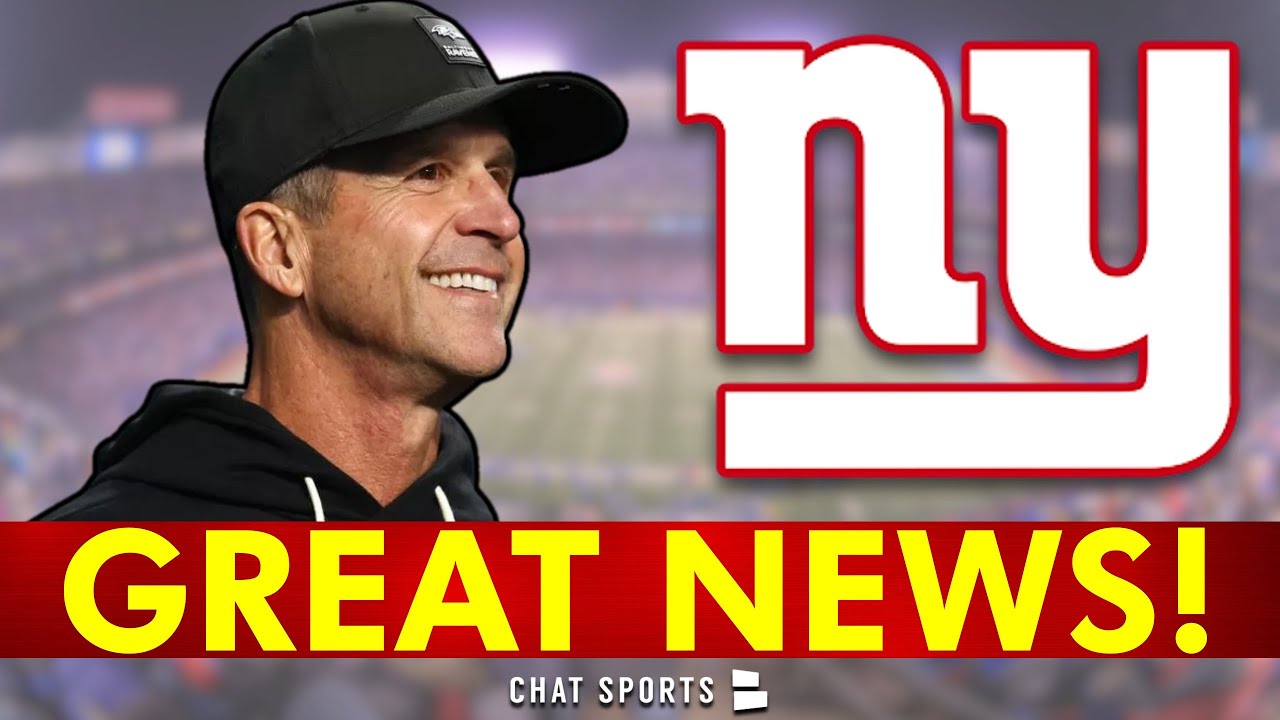 Giants Get GREAT NEWS on John Harbaugh!