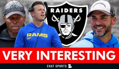 VERY INTERESTING Raiders Head Coaching Rumors + Important NFL News