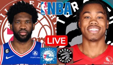 LIVE: PHILADELPHIA 76ERS vs TORONTO RAPTORS | NBA | PLAY BY PLAY | SCOREBOARD