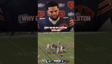 "it's Colston Loveland" 😤