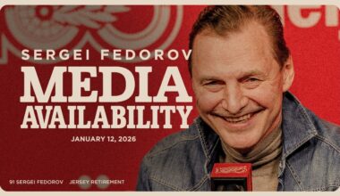 Sergei Fedorov Pre-Ceremony Media | JAN 12, 2026