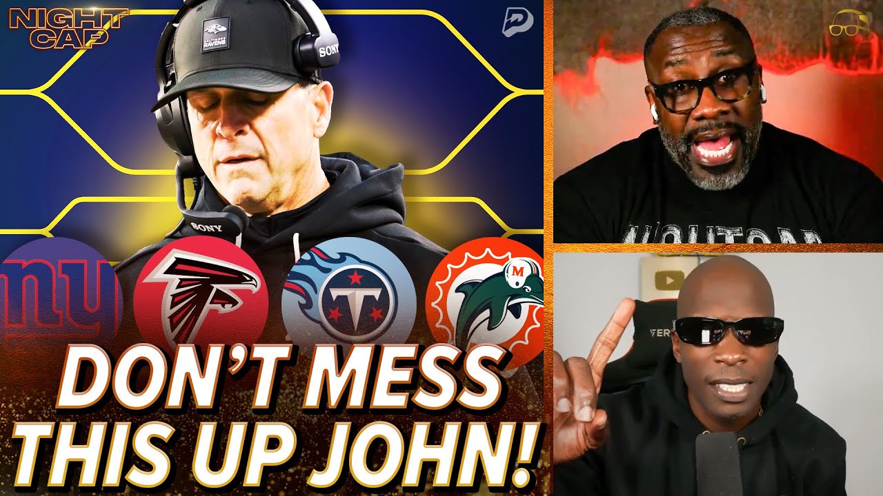 Unc & Ocho REACT to John Harbaugh's FINAL FOUR teams! Should he WAIT on Green Bay? | Nightcap
