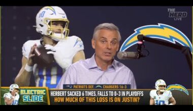 THE HERD | Colin Cowherd DEFENDS Justin Herbert For LOSING With Los Angeles Chargers | NFL