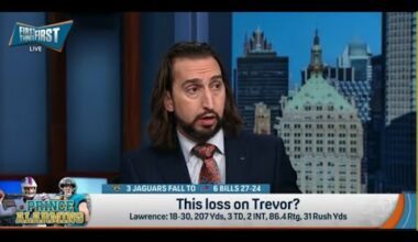 FIRST THINGS FIRST | Nick Wright DEFENDS Trevor Lawrence And The Jacksonville Jaguars | NFL
