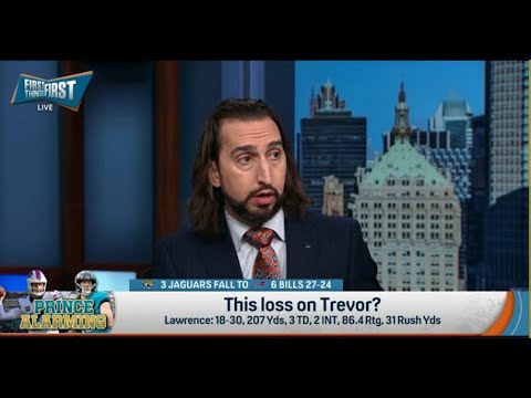 FIRST THINGS FIRST | Nick Wright DEFENDS Trevor Lawrence And The Jacksonville Jaguars | NFL