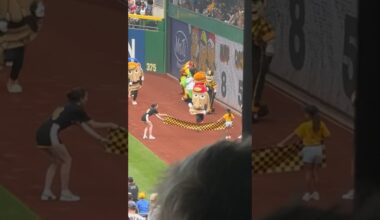 Pittsburgh Pirates Pierogi Race at PNC Park