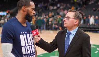 [Krawczynski] Anthony Edwards (right foot maintenance) has been ruled out for tomorrow night against Milwaukee. That means the Wolves will be missing Ant and Rudy (suspension)