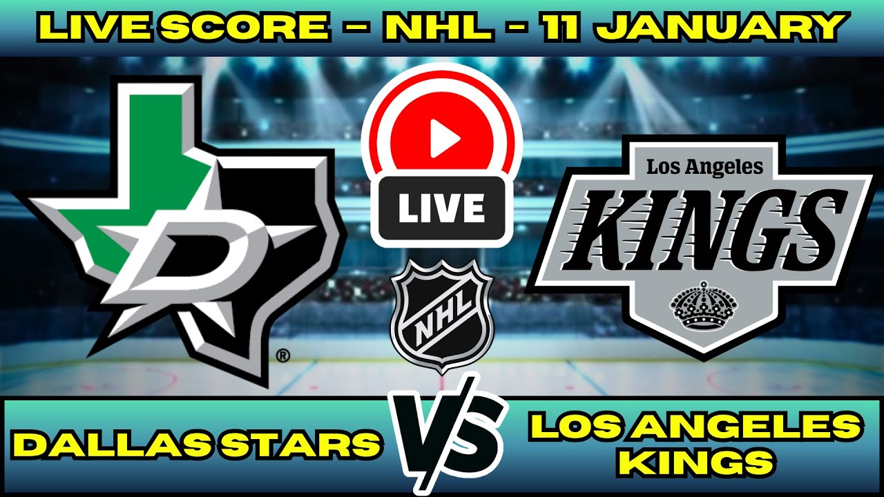 🔴 Dallas Stars vs Los Angeles Kings | NHL PLAY BY PLAY | Live Score Update January 12