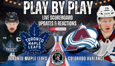 🏒 LIVE: Toronto Maple Leafs vs Colorado Avalanche NHL Play by Play & Reactions!