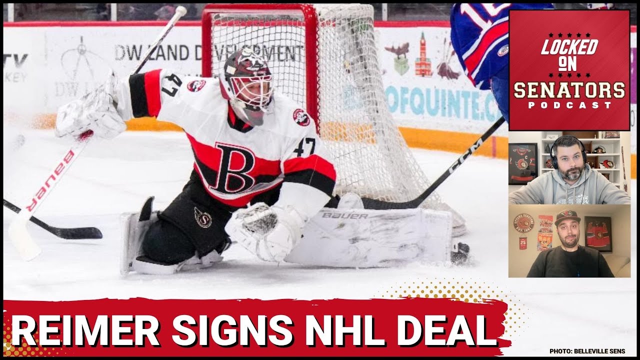 Ottawa Senators QUICKLY Sign James Reimer To NHL Contract + Travis Green Continues Line Shuffling