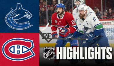 Canucks vs. Canadiens | NHL Highlights | January 12, 2026