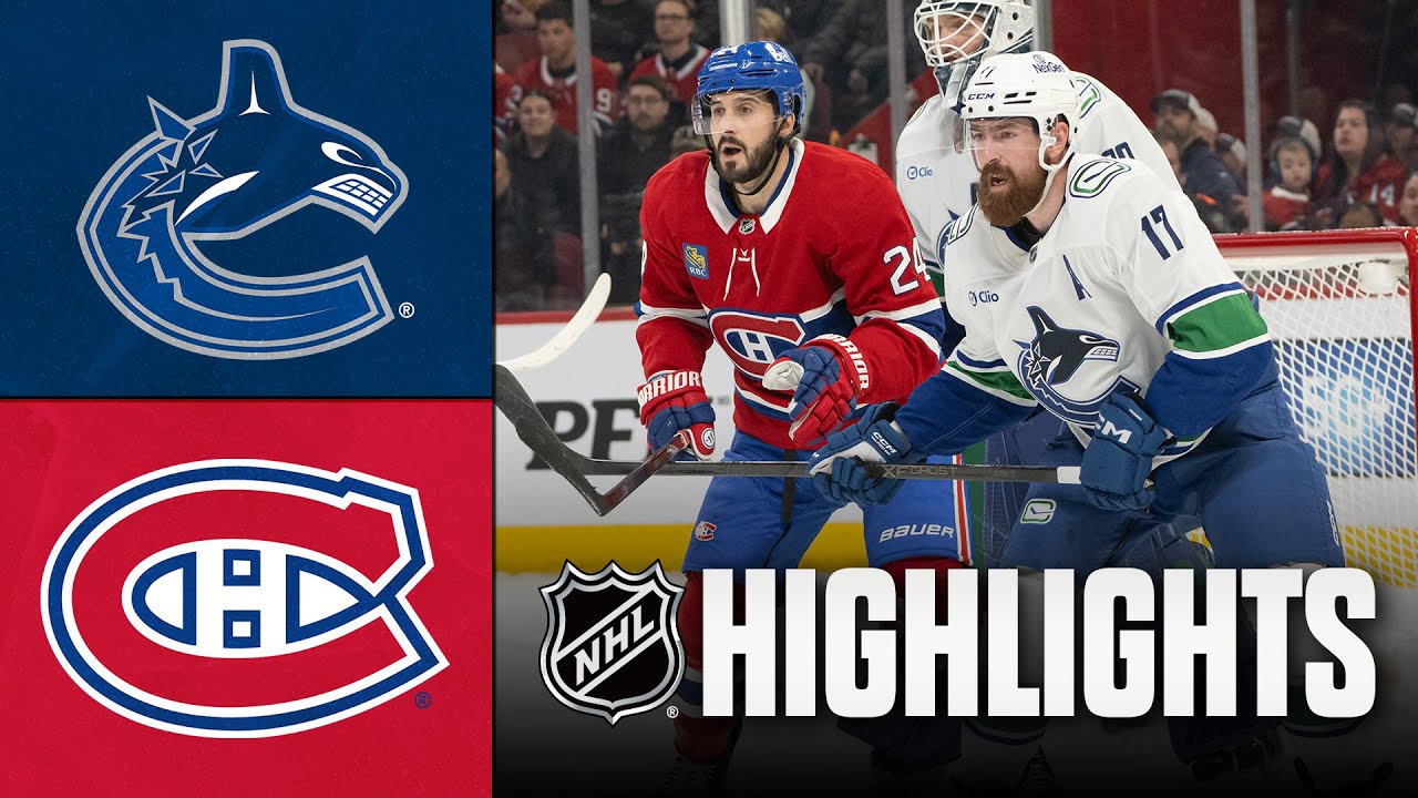 Canucks vs. Canadiens | NHL Highlights | January 12, 2026