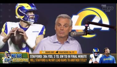 THE HERD | Colin Cowherd CONCERNED Los Angeles Rams Have Been STRUGGLING With Stafford | NFL