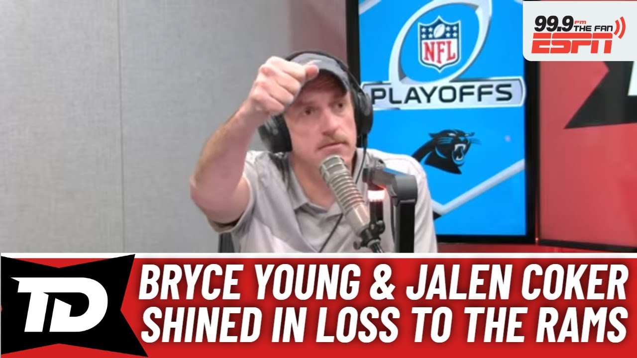 Carolina Panthers QB Bryce Young cut it loose against Los Angeles Rams