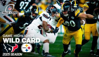 Houston Texans vs Pittsburgh Steelers Game Highlights | 2025 NFL Season Wild Card Round