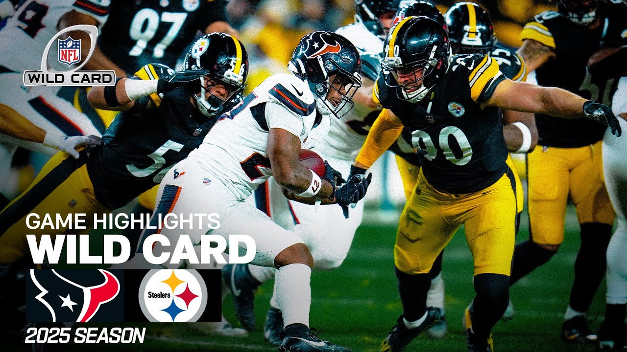 Houston Texans vs Pittsburgh Steelers Game Highlights | 2025 NFL Season Wild Card Round
