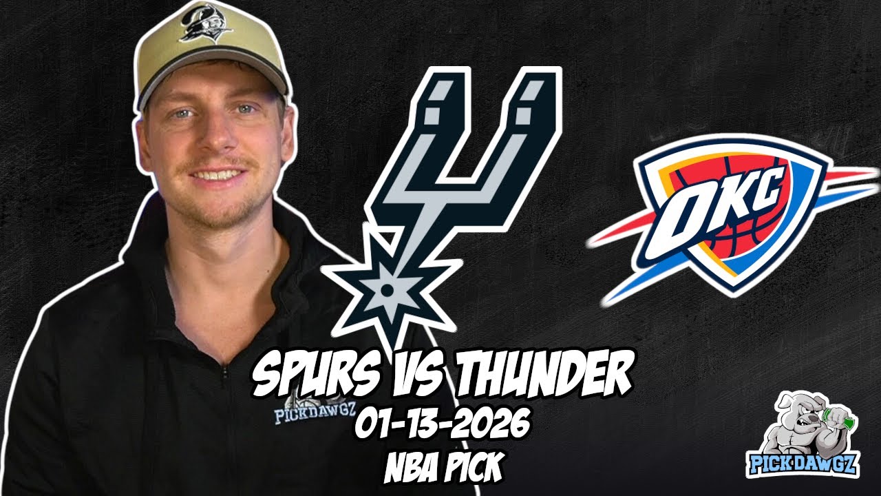 San Antonio Spurs vs Oklahoma City Thunder 1/13/26 NBA Free Picks & Prediction | NBA Betting Tips