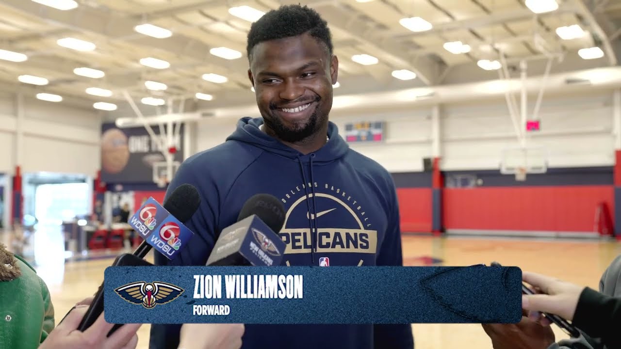 Zion Williamson on second half of season, Trey Murphy III | Pelicans Practice 1/12/26