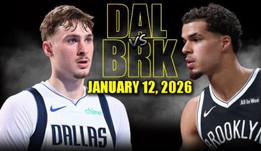 Dallas Mavericks vs Brooklyn Nets Full Game Highlights – January 12, 2026 | NBA Season