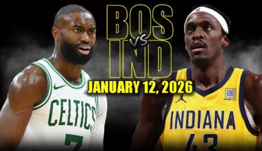 Boston Celtics vs Indiana Pacers Full Game Highlights – January 12, 2026 | NBA Season