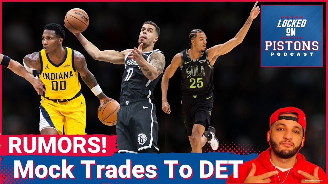 NBA Trade Rumors Surround Detroit Pistons As Bleacher Report Mock Trades For Trey Murphy III, MPJ