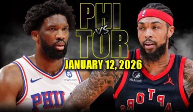 Philadelphia 76ers vs Toronto Raptors Full Game Highlights – January 12, 2026 | NBA Season