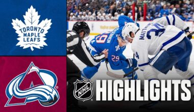 Maple Leafs vs. Avalanche | NHL Highlights | January 12, 2026