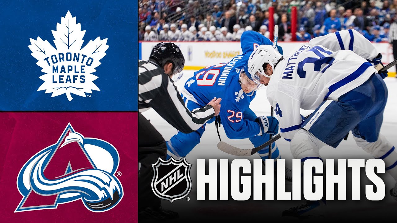 Maple Leafs vs. Avalanche | NHL Highlights | January 12, 2026